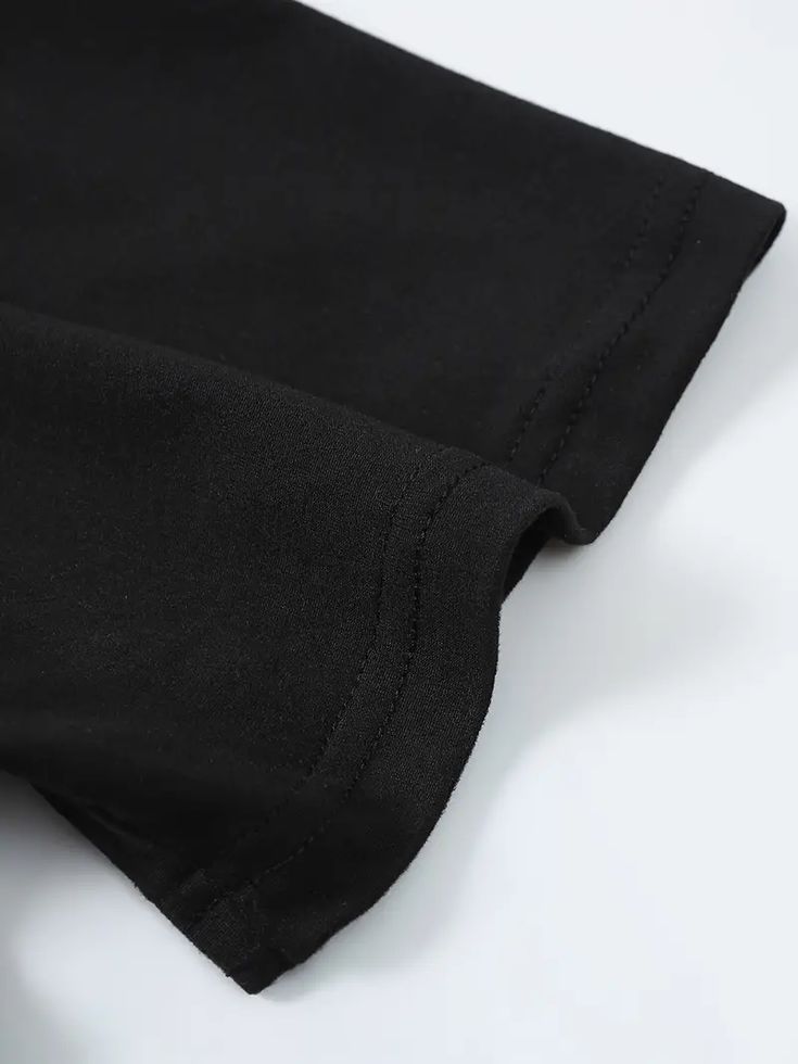 Feel The Impulse - Drift Black Oversize Printed Tee