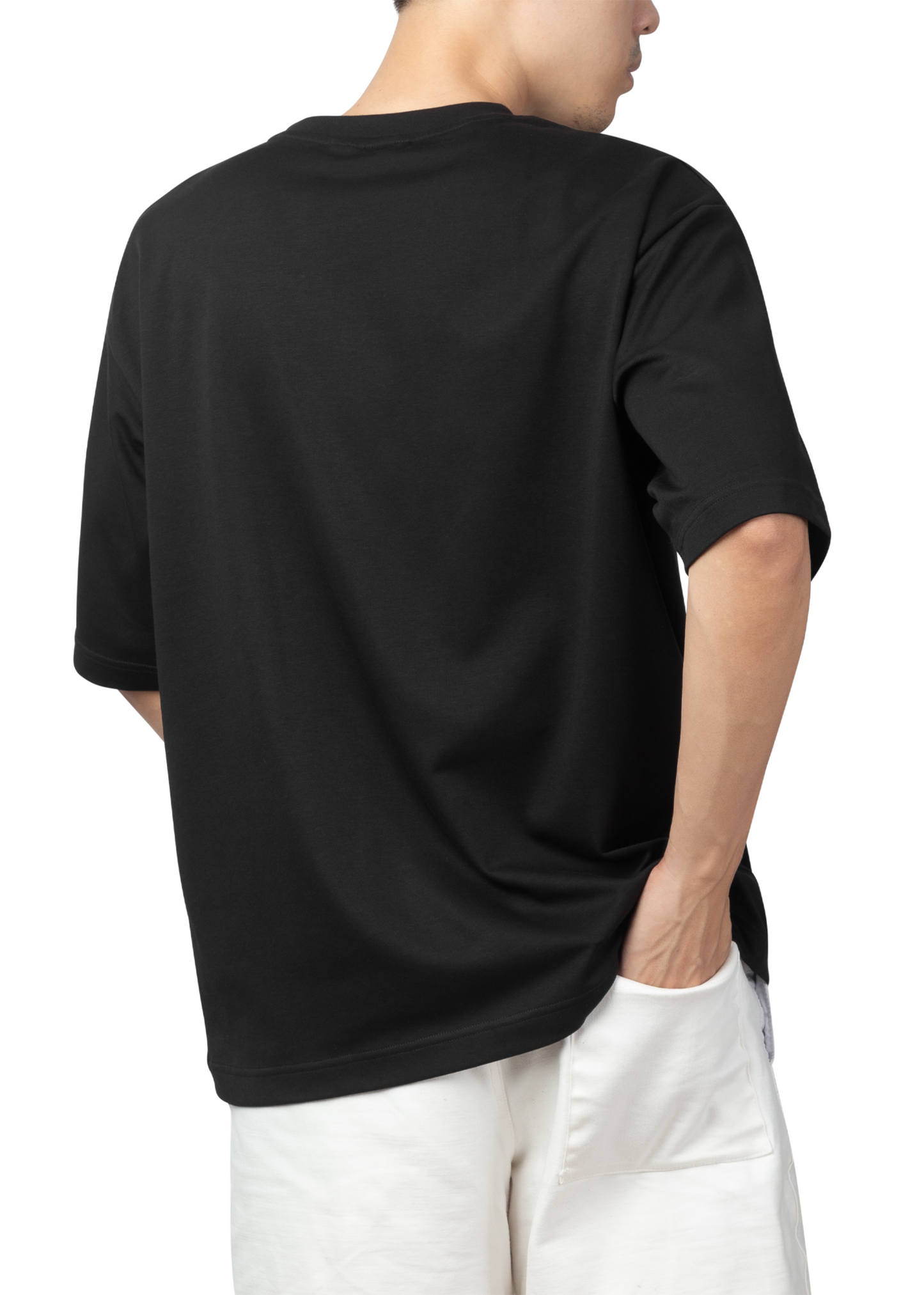 Feel The Impulse - Drift Black Oversize Printed Tee